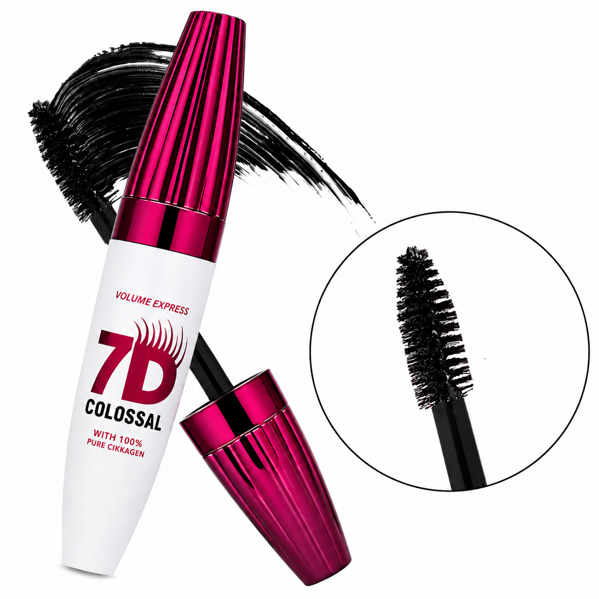 7D Waterproof Long Lasting Volume Mascara