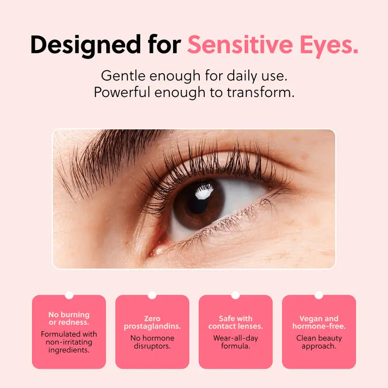 Eyelash Enhancing Serum with Powerful Peptides & Plant Botanicals for Thinning Lashes 3ML Makeup Cosmetic